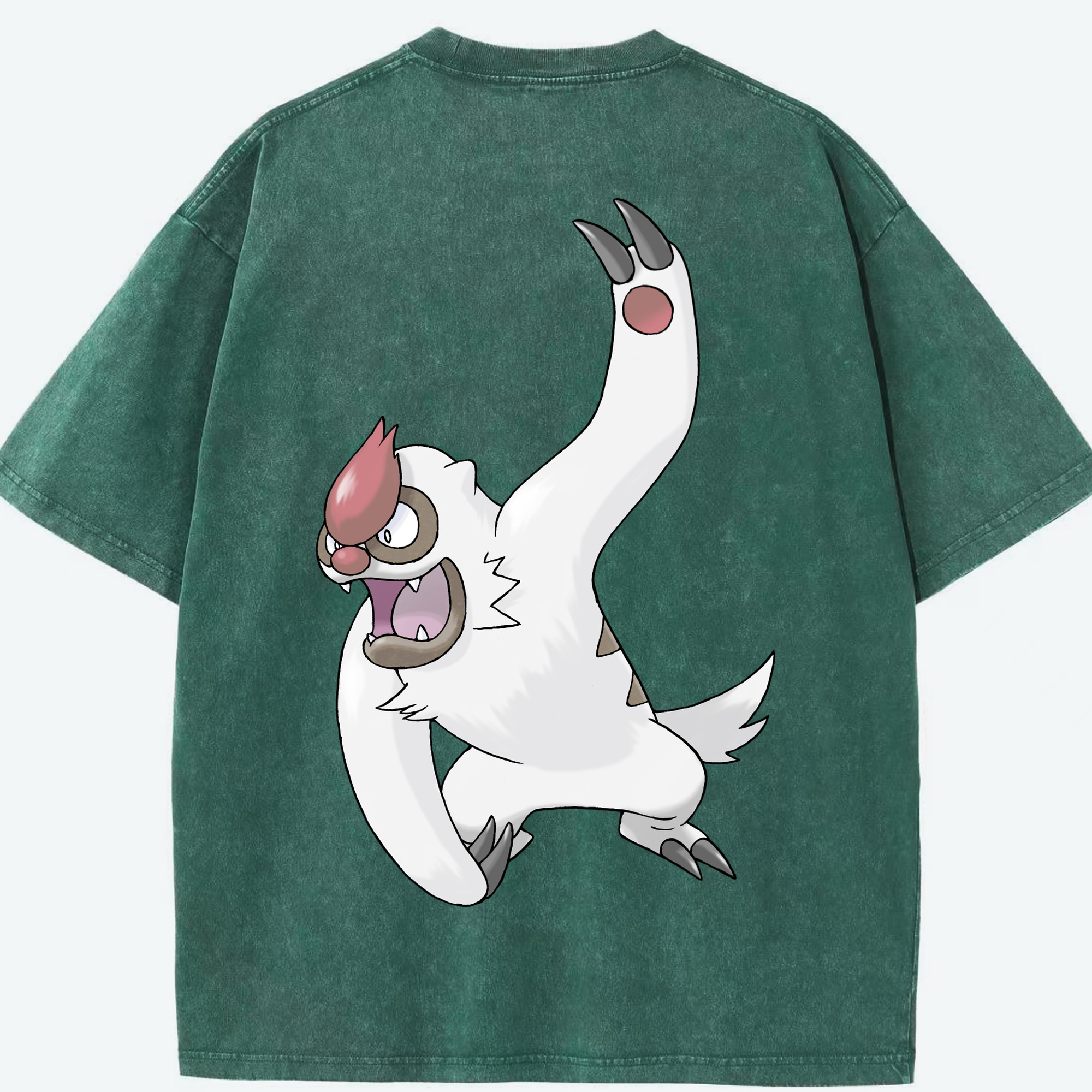 （画像用） ポケットモンスター Pokémon 綿100% ヴィンテージ風 半袖Tシャツ（背面プリント）